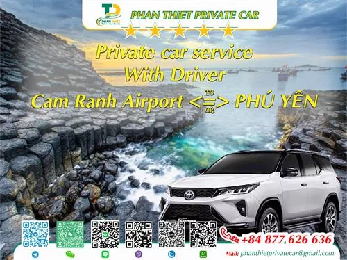 Private Car From Cam Ranh <=> Phu yen (private car with driver)